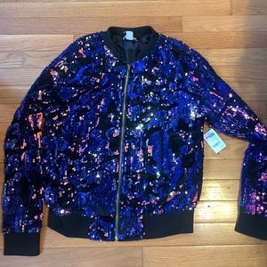 Charlotte Russe sequin jacket size medium